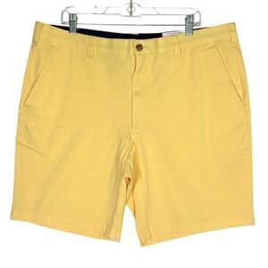 NWT Club Room Men's Classic-Fit 9" 4-Way Stretch Shorts Sunshine Yellow 38 W
